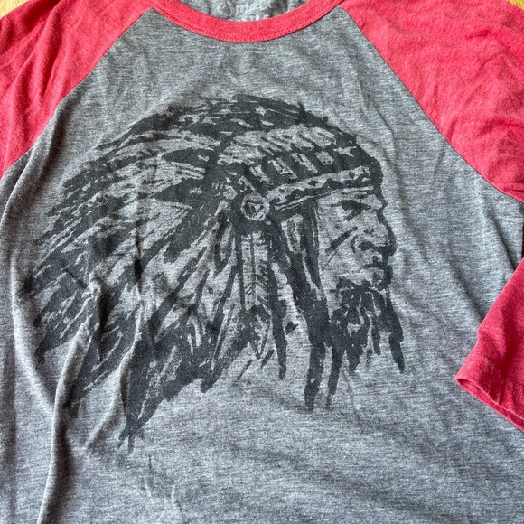 Native American Baseball Tee - Picture 2 of 3